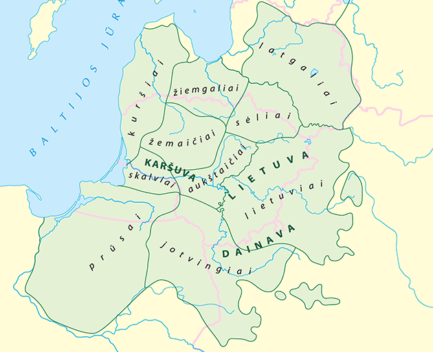 Lietuvos žemės XI–XIII a.